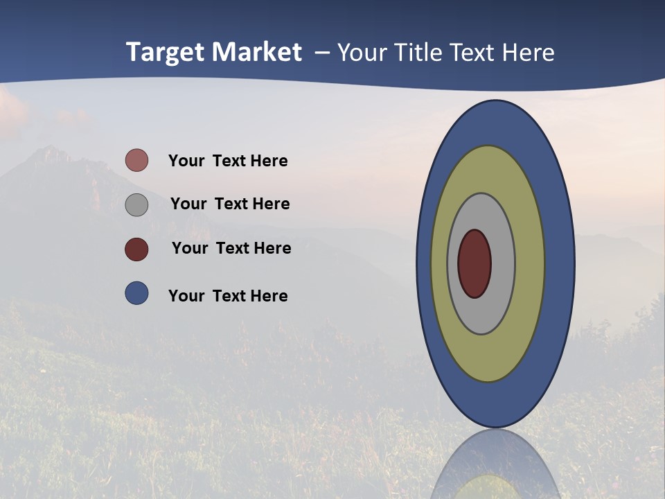 Hike Rocky Tranquil PowerPoint Template