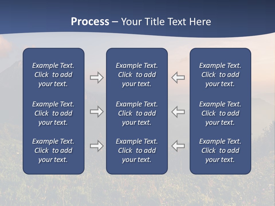 Hike Rocky Tranquil PowerPoint Template