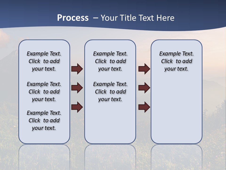 Hike Rocky Tranquil PowerPoint Template