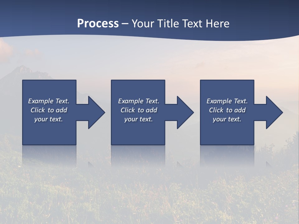 Hike Rocky Tranquil PowerPoint Template