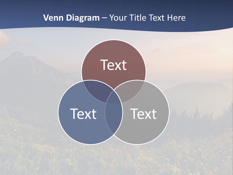 Hike Rocky Tranquil PowerPoint Template