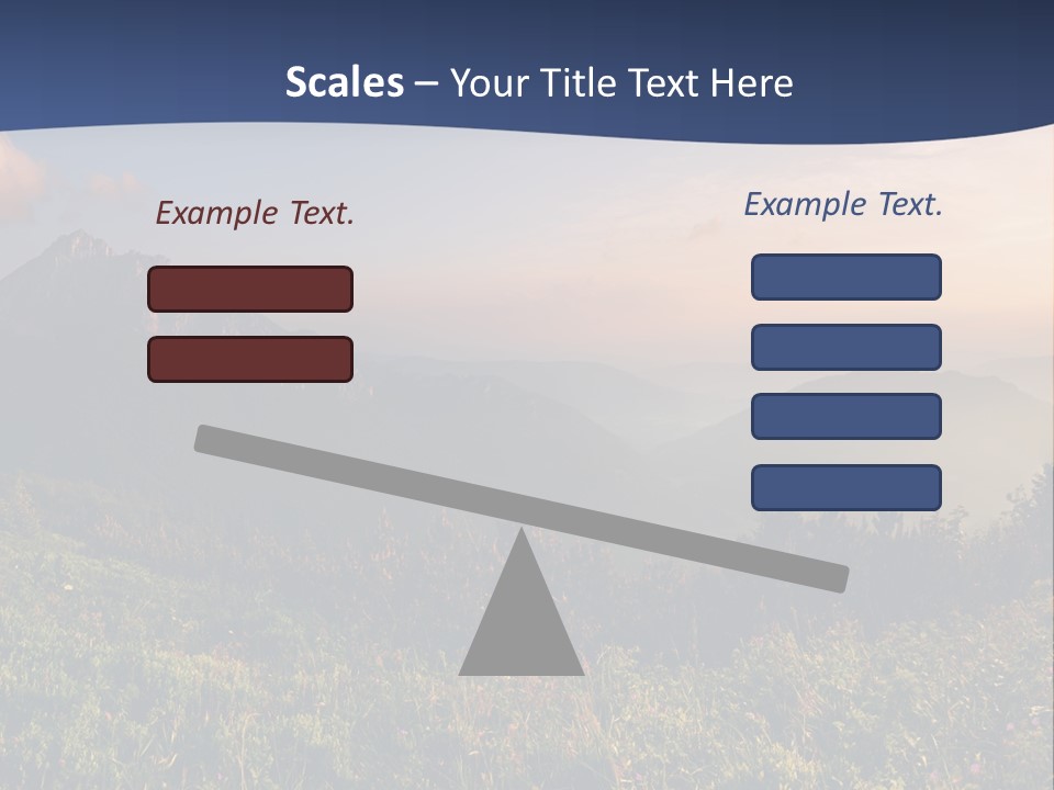 Hike Rocky Tranquil PowerPoint Template