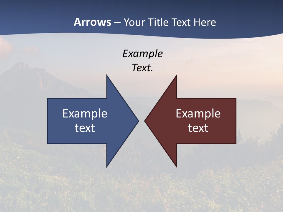 Hike Rocky Tranquil PowerPoint Template
