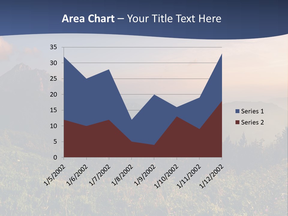 Hike Rocky Tranquil PowerPoint Template