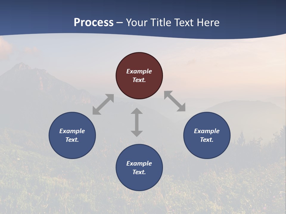 Hike Rocky Tranquil PowerPoint Template