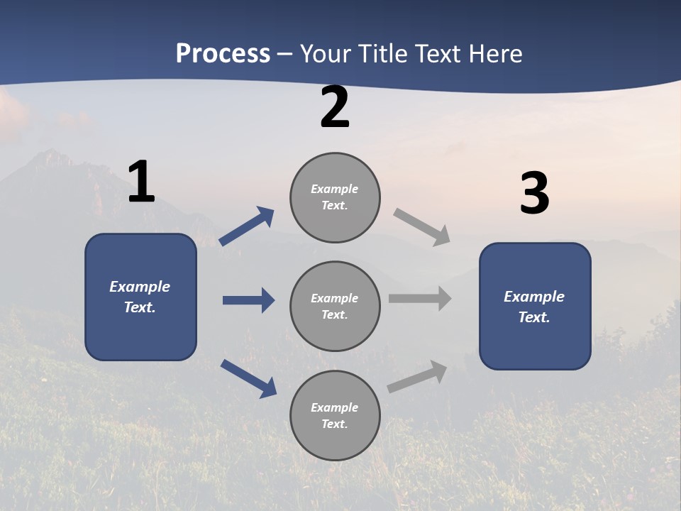 Hike Rocky Tranquil PowerPoint Template