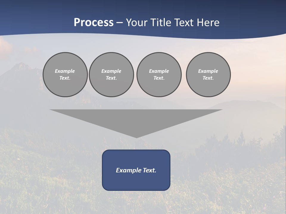 Hike Rocky Tranquil PowerPoint Template