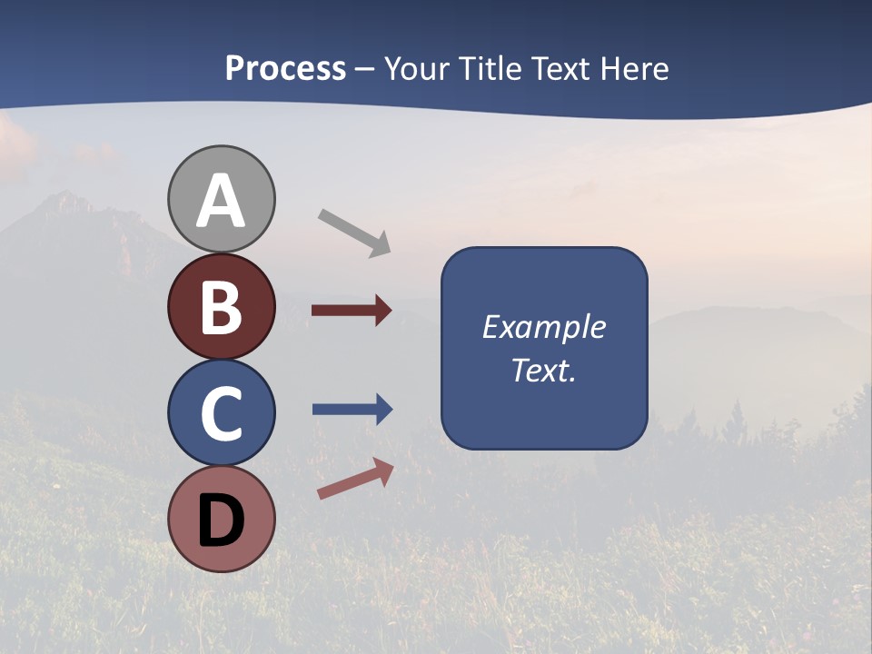 Hike Rocky Tranquil PowerPoint Template