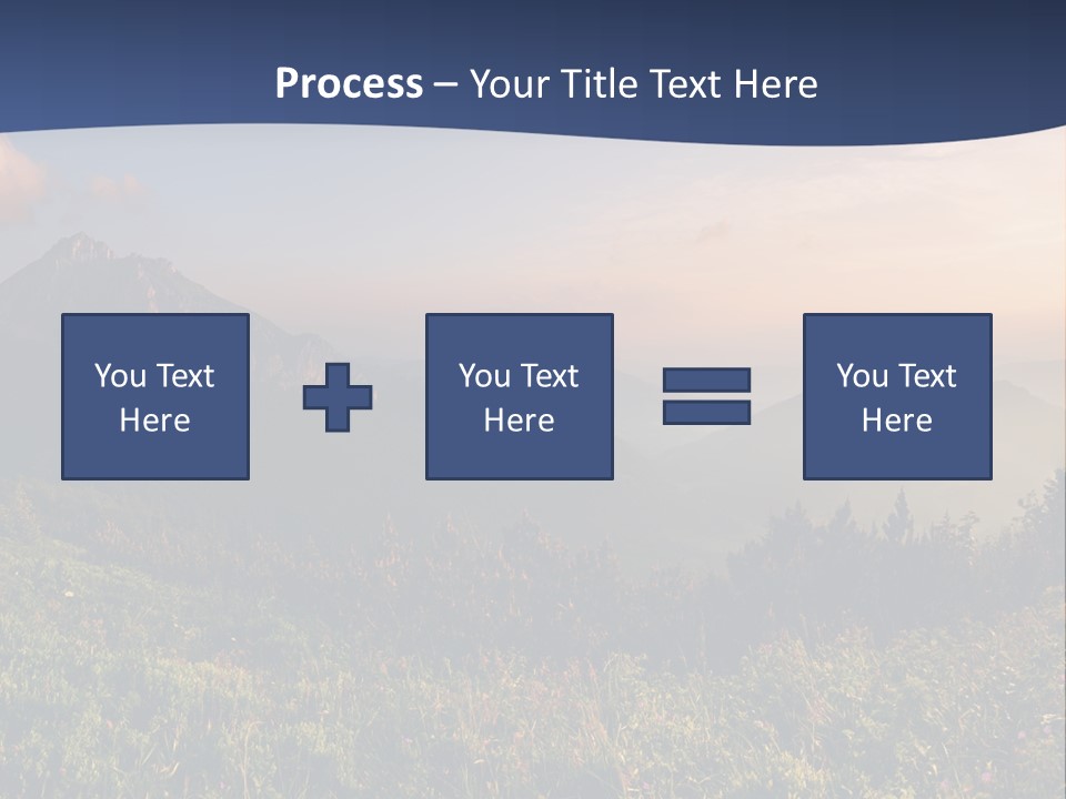 Hike Rocky Tranquil PowerPoint Template
