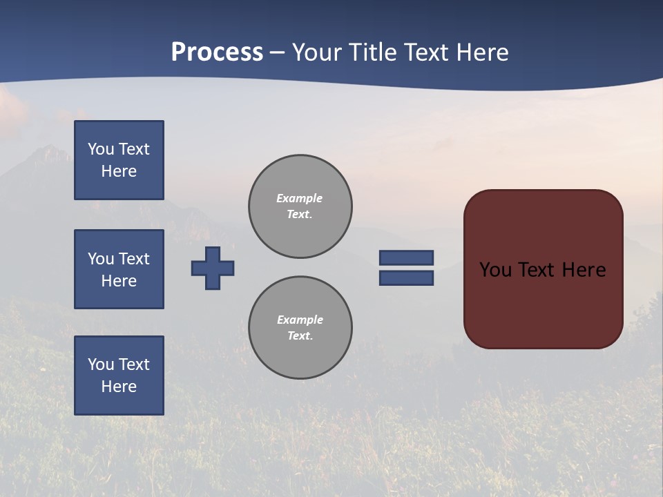 Hike Rocky Tranquil PowerPoint Template