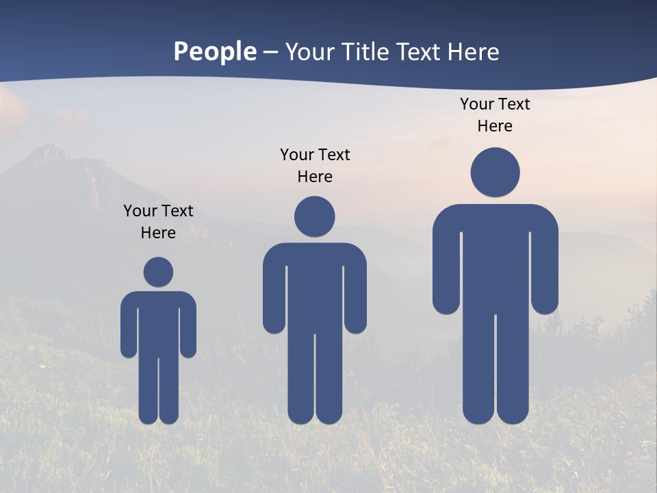 Hike Rocky Tranquil PowerPoint Template