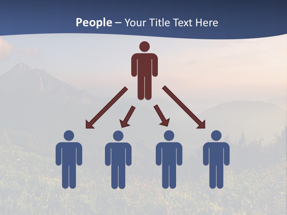 Hike Rocky Tranquil PowerPoint Template