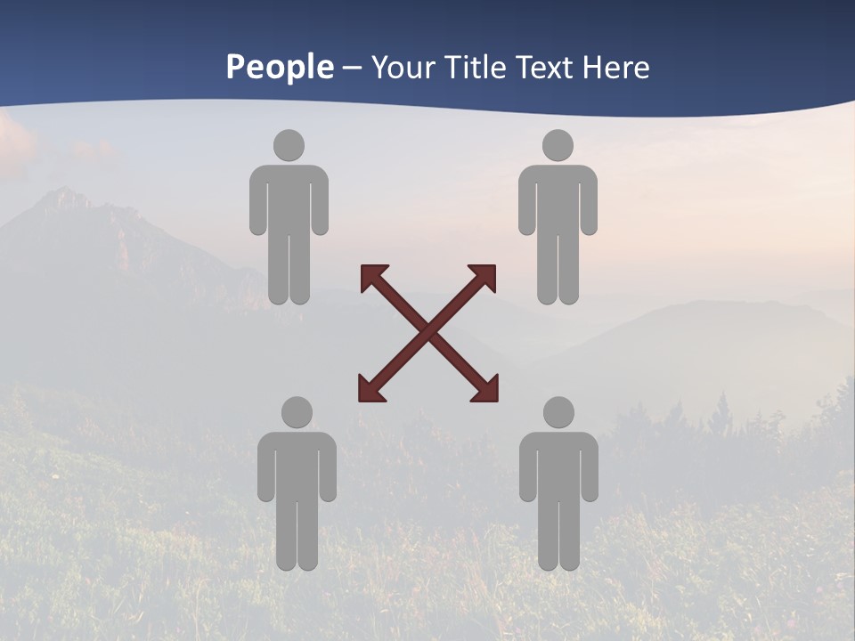 Hike Rocky Tranquil PowerPoint Template