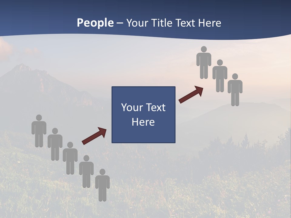 Hike Rocky Tranquil PowerPoint Template