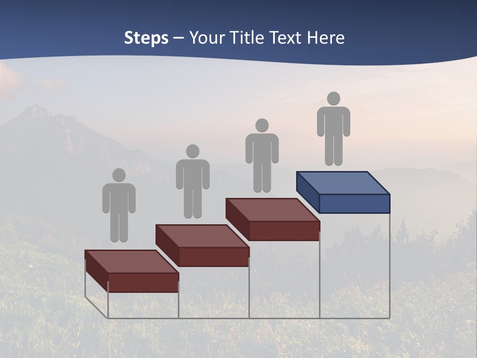 Hike Rocky Tranquil PowerPoint Template