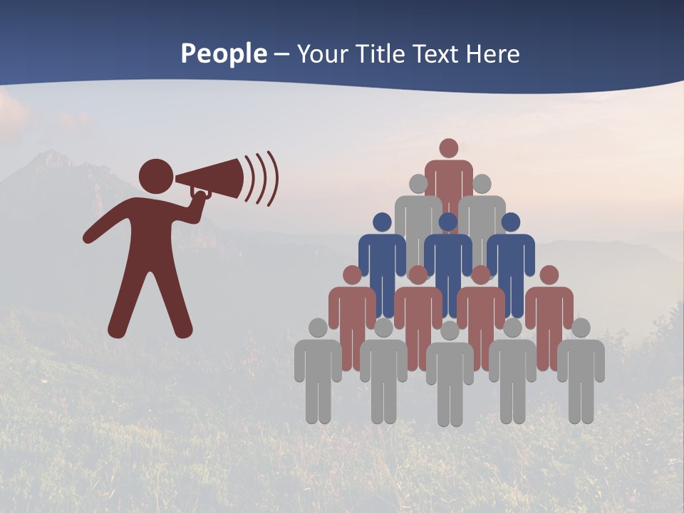 Hike Rocky Tranquil PowerPoint Template