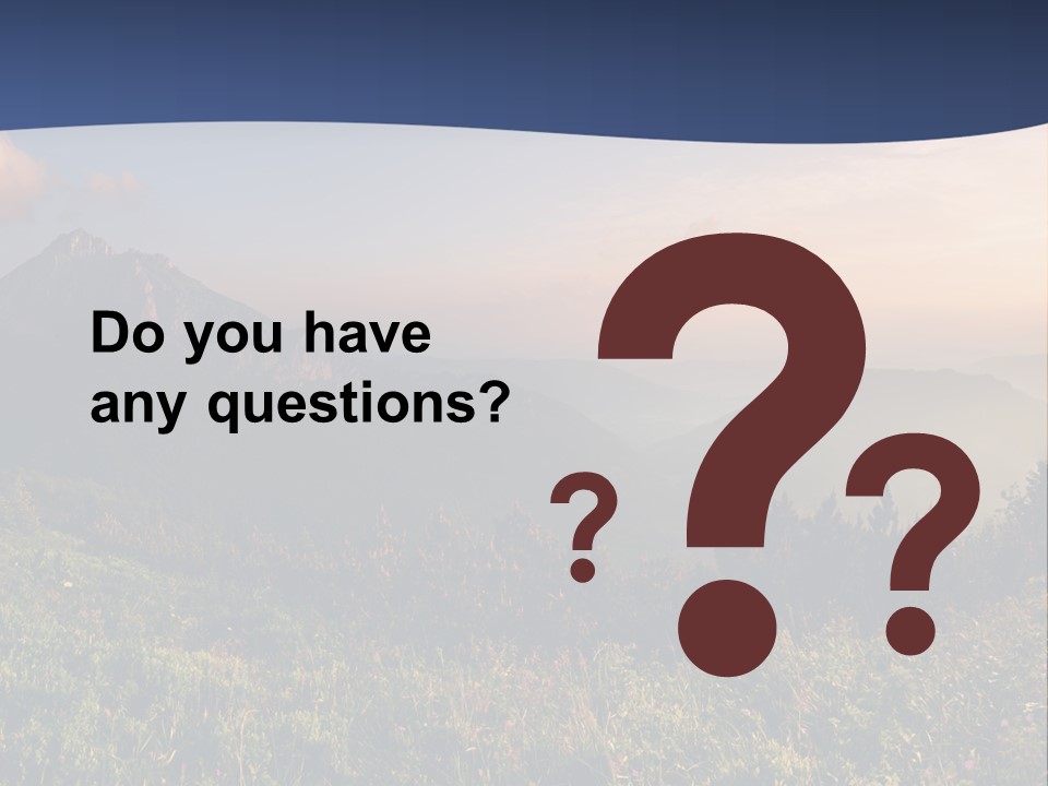 Hike Rocky Tranquil PowerPoint Template