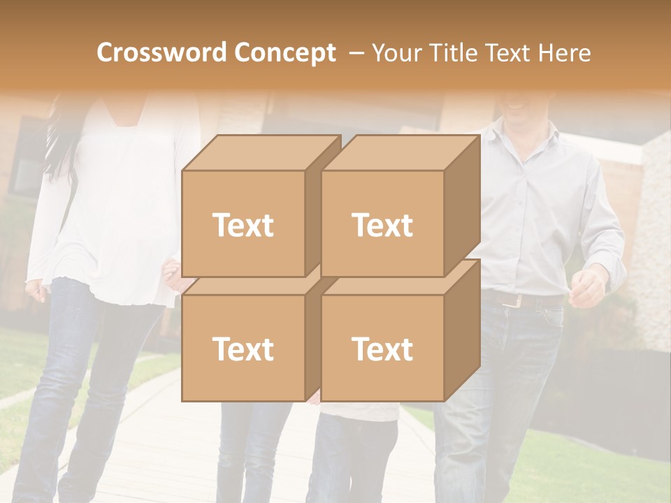 Person Son Joyful PowerPoint Template