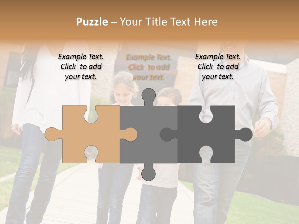 Person Son Joyful PowerPoint Template