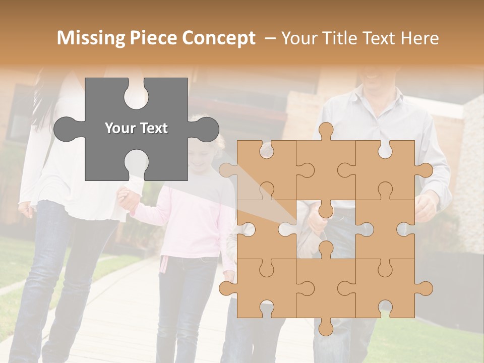 Person Son Joyful PowerPoint Template