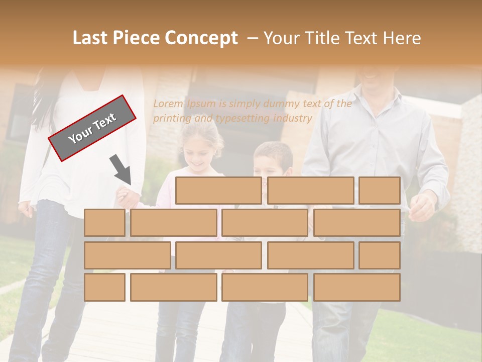 Person Son Joyful PowerPoint Template