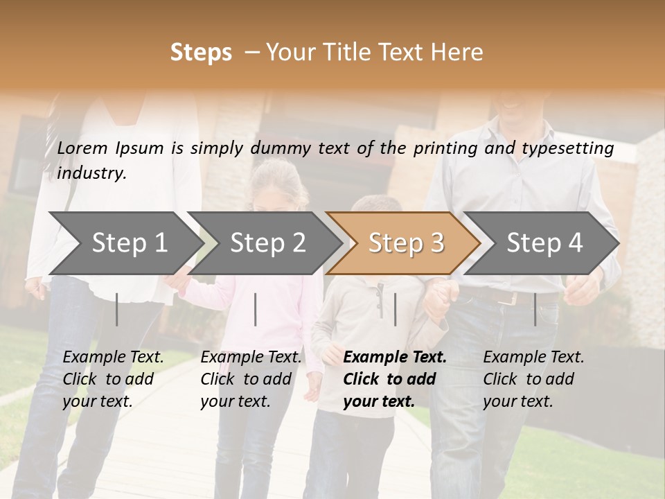 Person Son Joyful PowerPoint Template