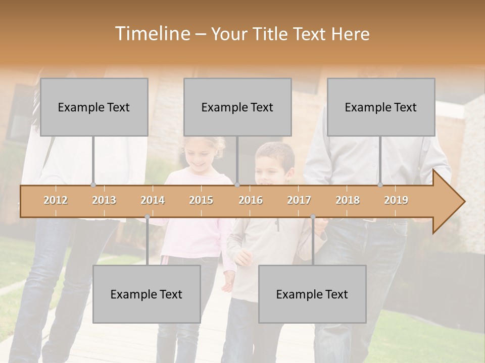 Person Son Joyful PowerPoint Template