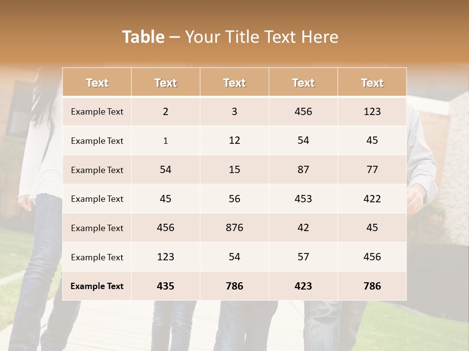 Person Son Joyful PowerPoint Template