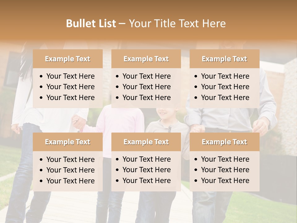 Person Son Joyful PowerPoint Template