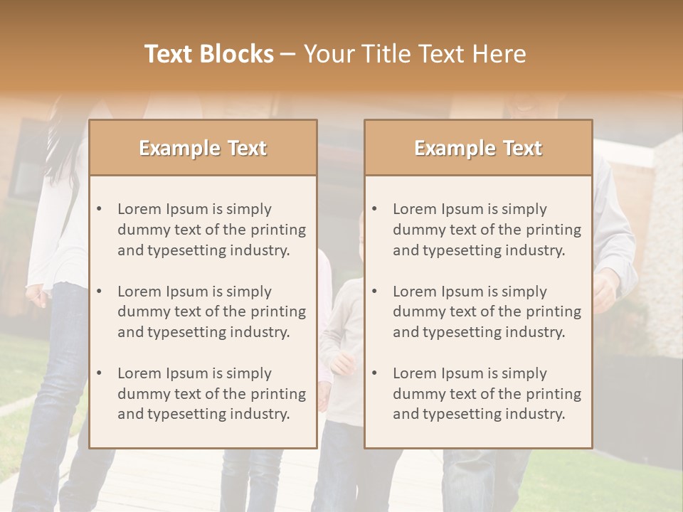 Person Son Joyful PowerPoint Template