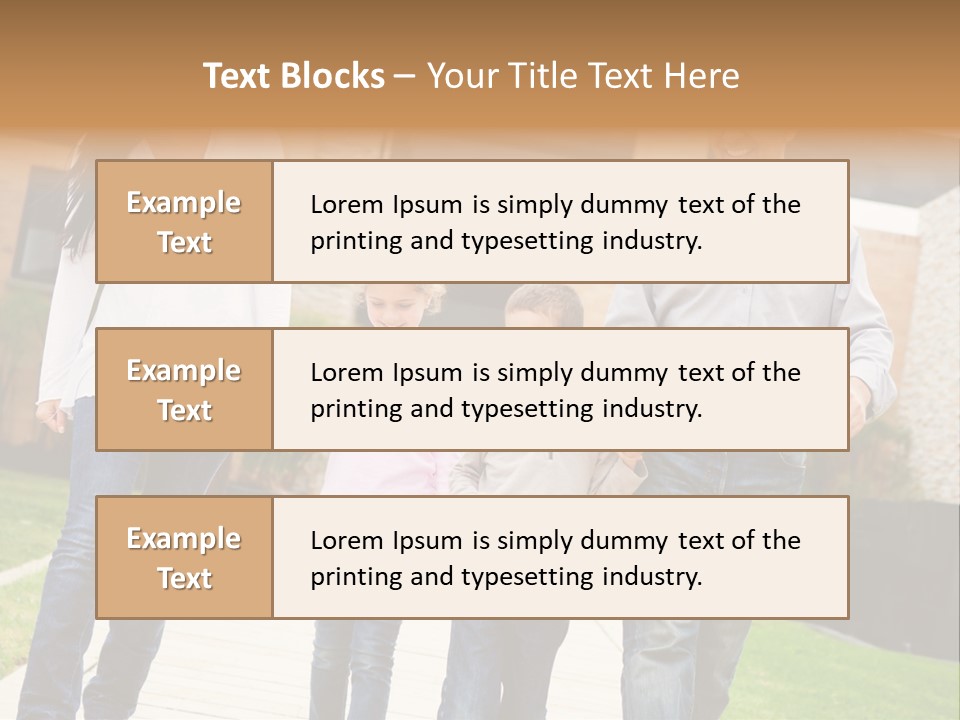 Person Son Joyful PowerPoint Template