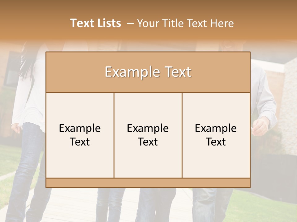 Person Son Joyful PowerPoint Template