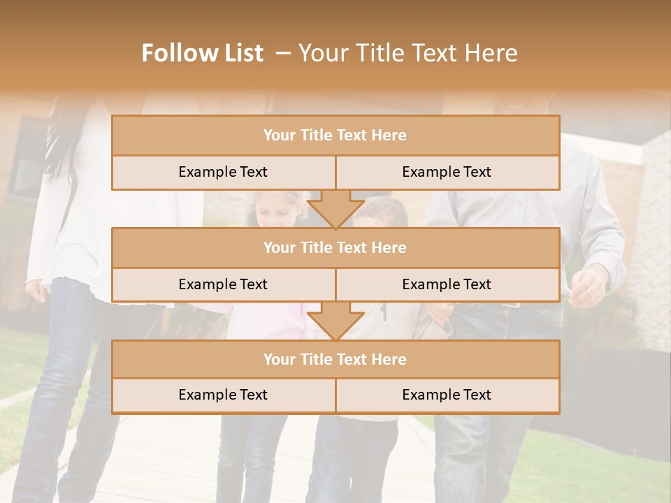 Person Son Joyful PowerPoint Template