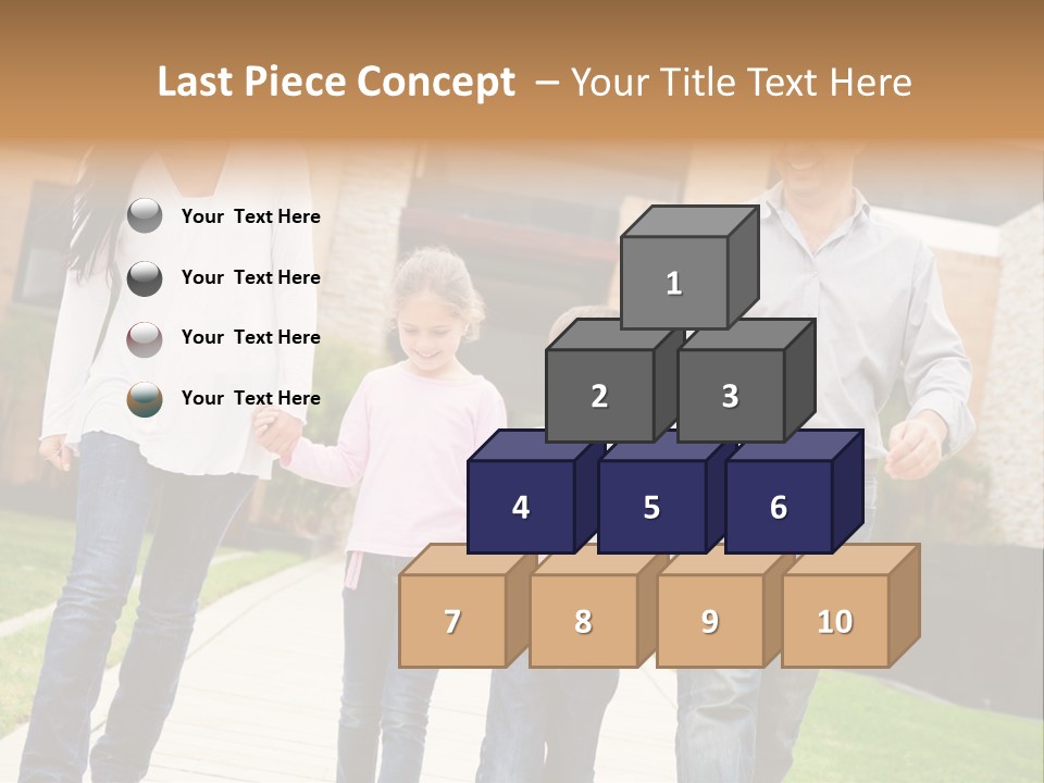 Person Son Joyful PowerPoint Template