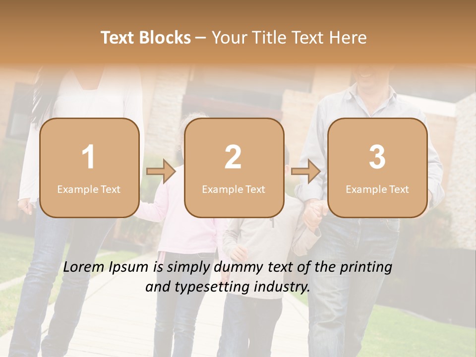 Person Son Joyful PowerPoint Template