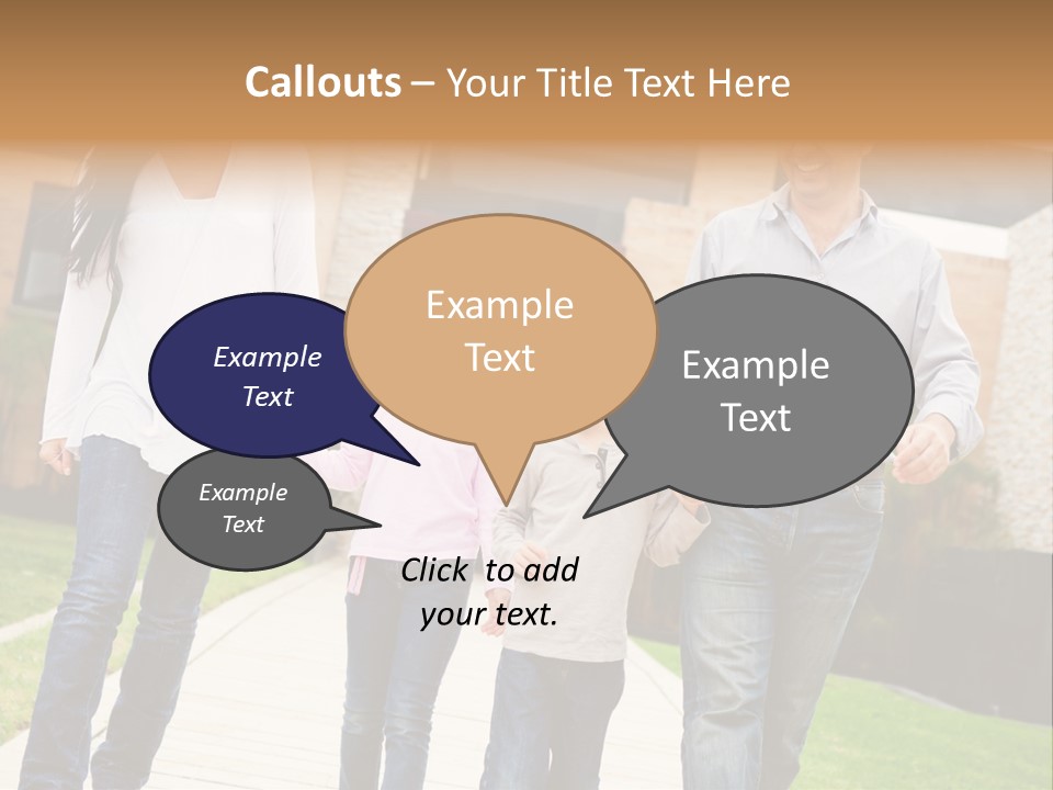 Person Son Joyful PowerPoint Template