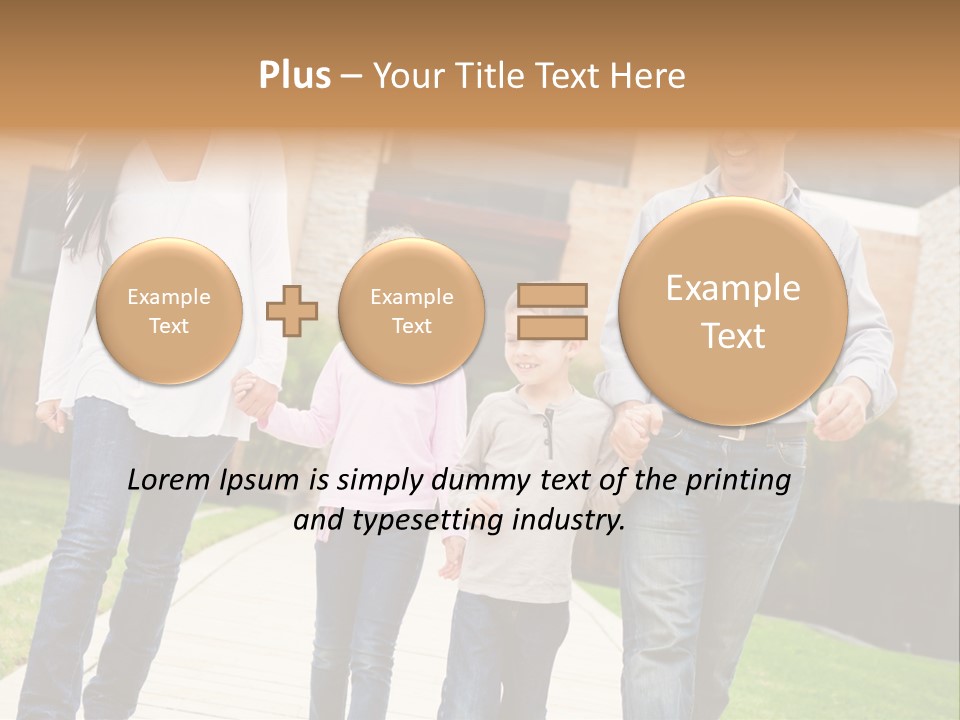 Person Son Joyful PowerPoint Template