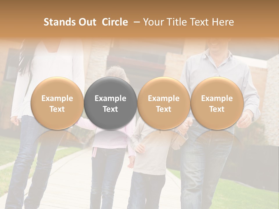 Person Son Joyful PowerPoint Template