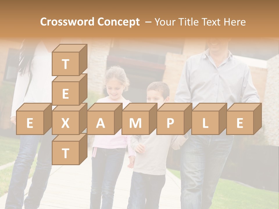 Person Son Joyful PowerPoint Template