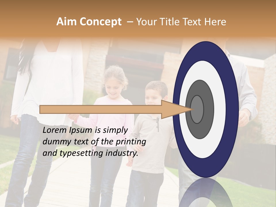 Person Son Joyful PowerPoint Template