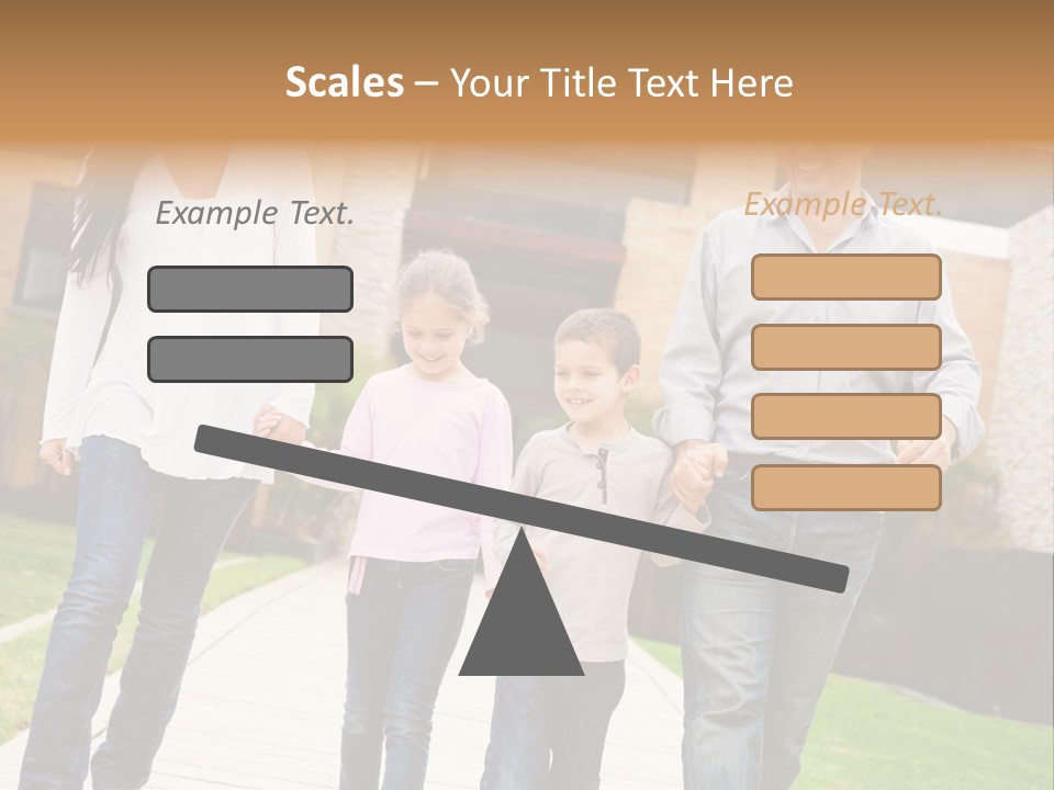 Person Son Joyful PowerPoint Template
