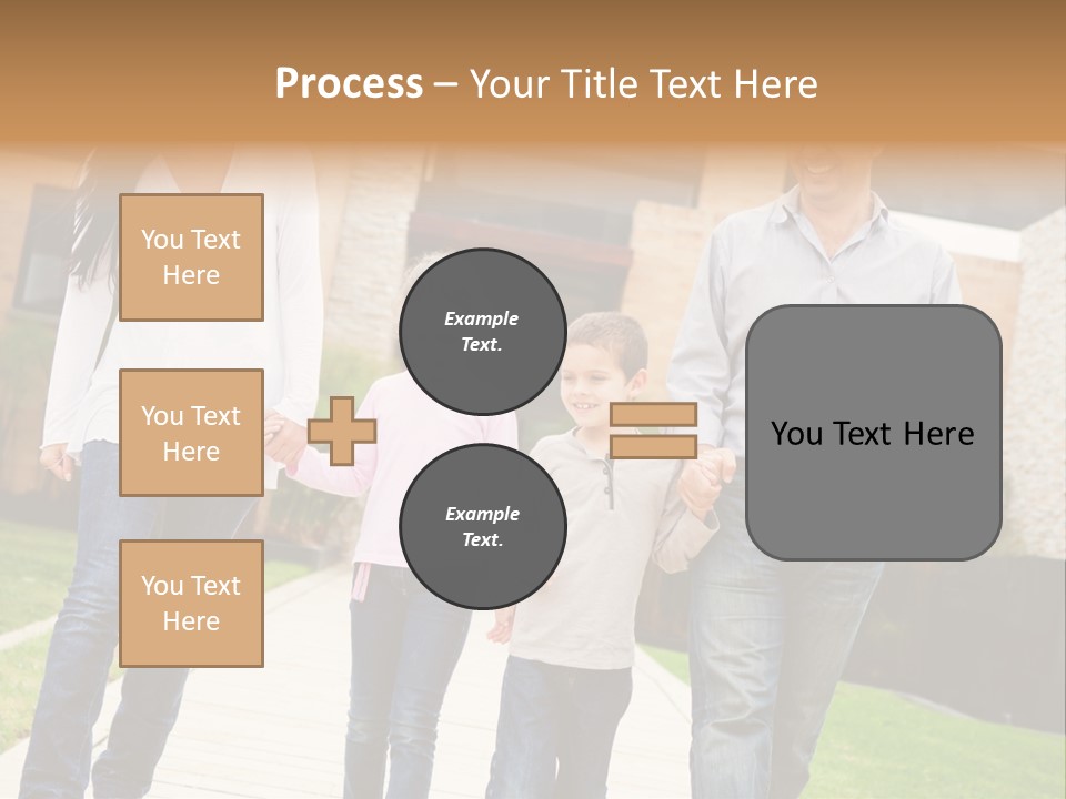 Person Son Joyful PowerPoint Template