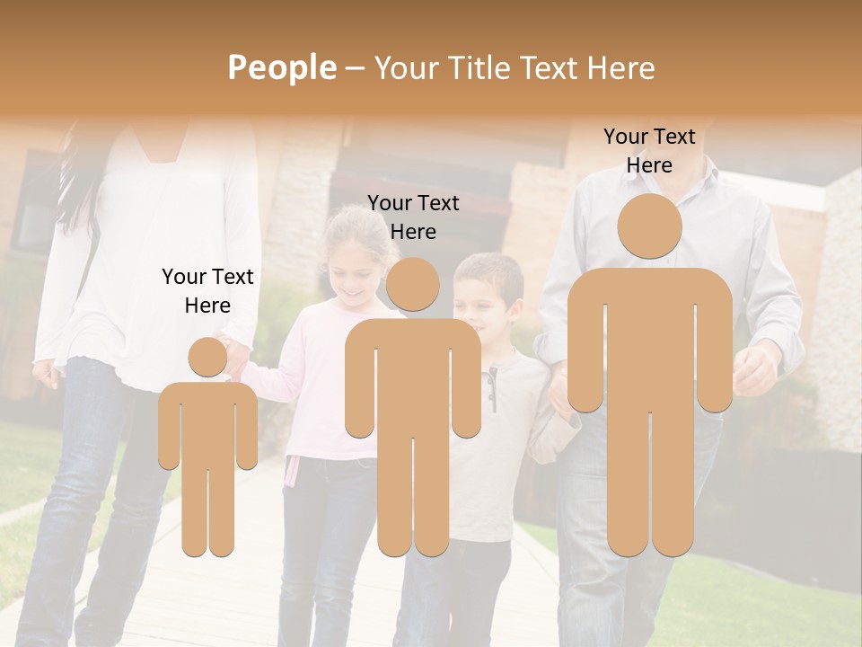 Person Son Joyful PowerPoint Template