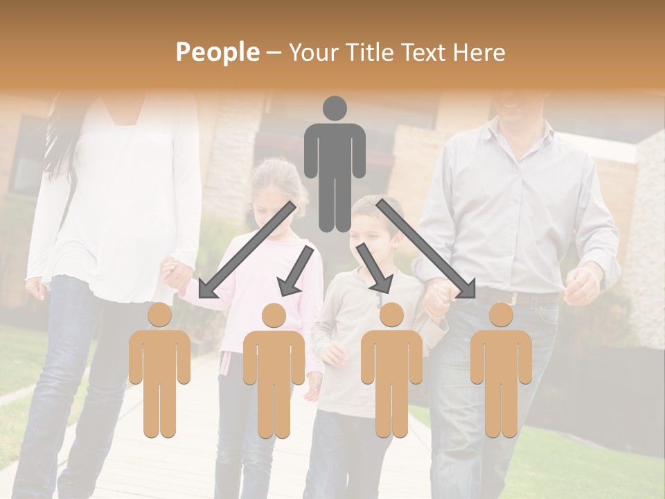 Person Son Joyful PowerPoint Template