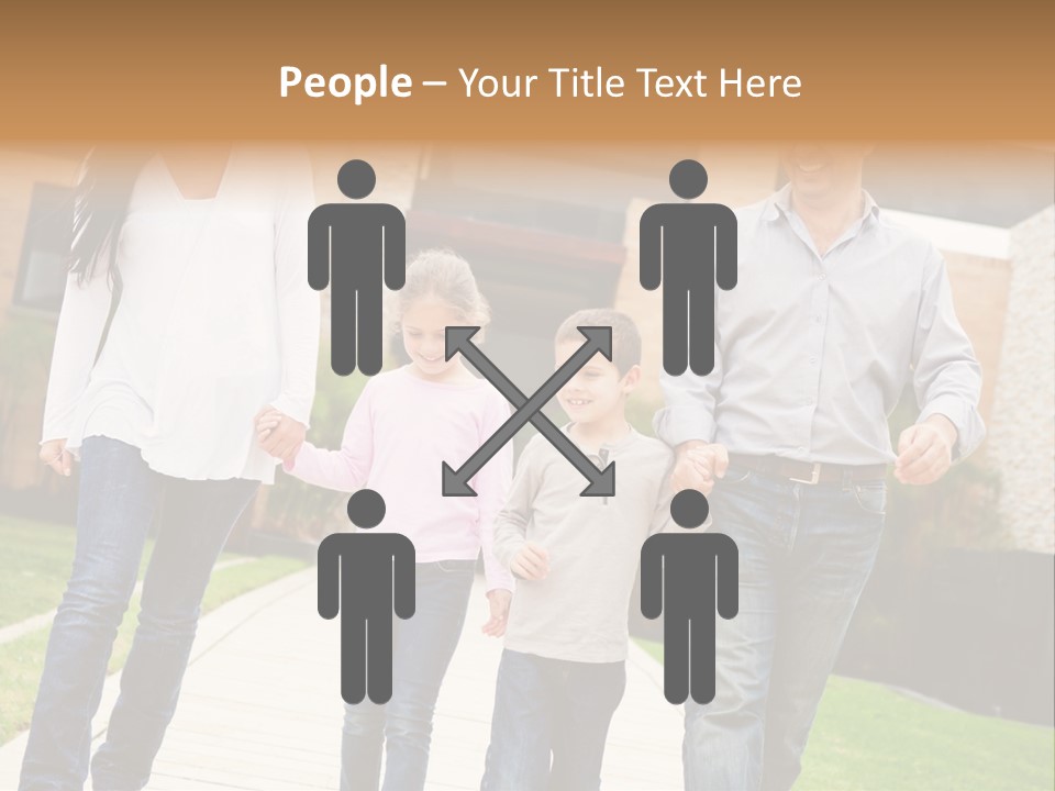 Person Son Joyful PowerPoint Template