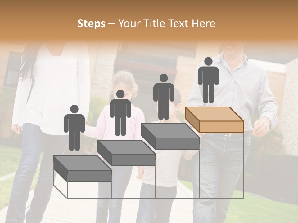 Person Son Joyful PowerPoint Template