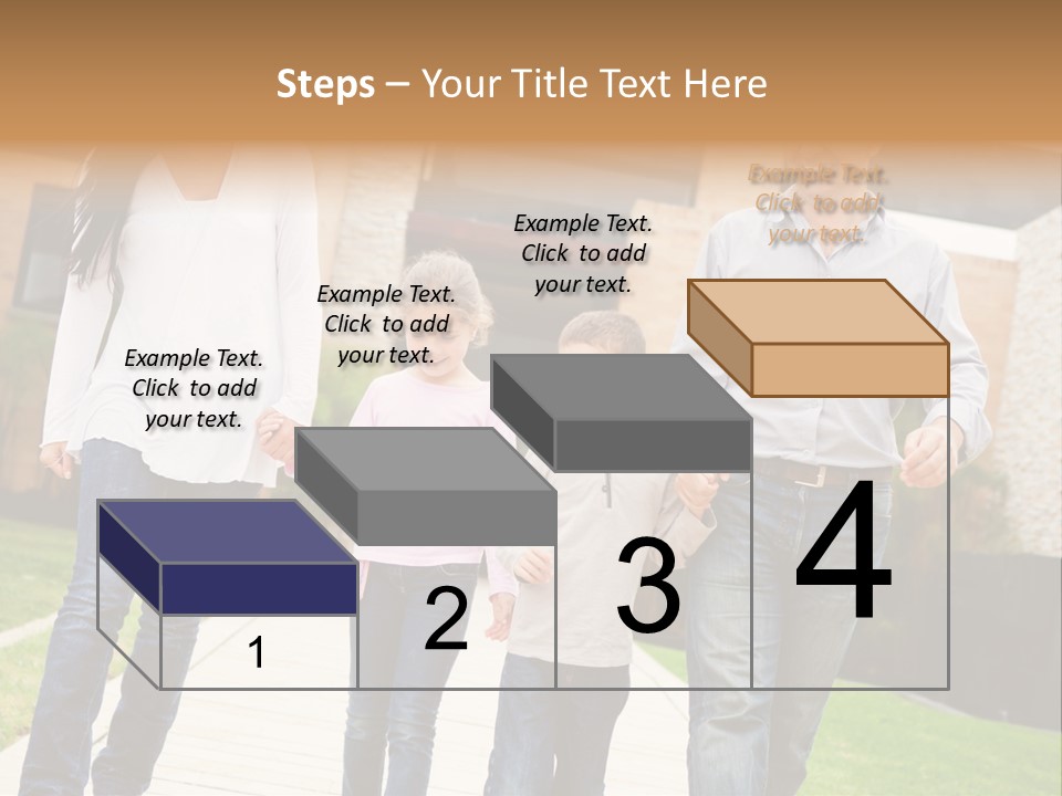 Person Son Joyful PowerPoint Template