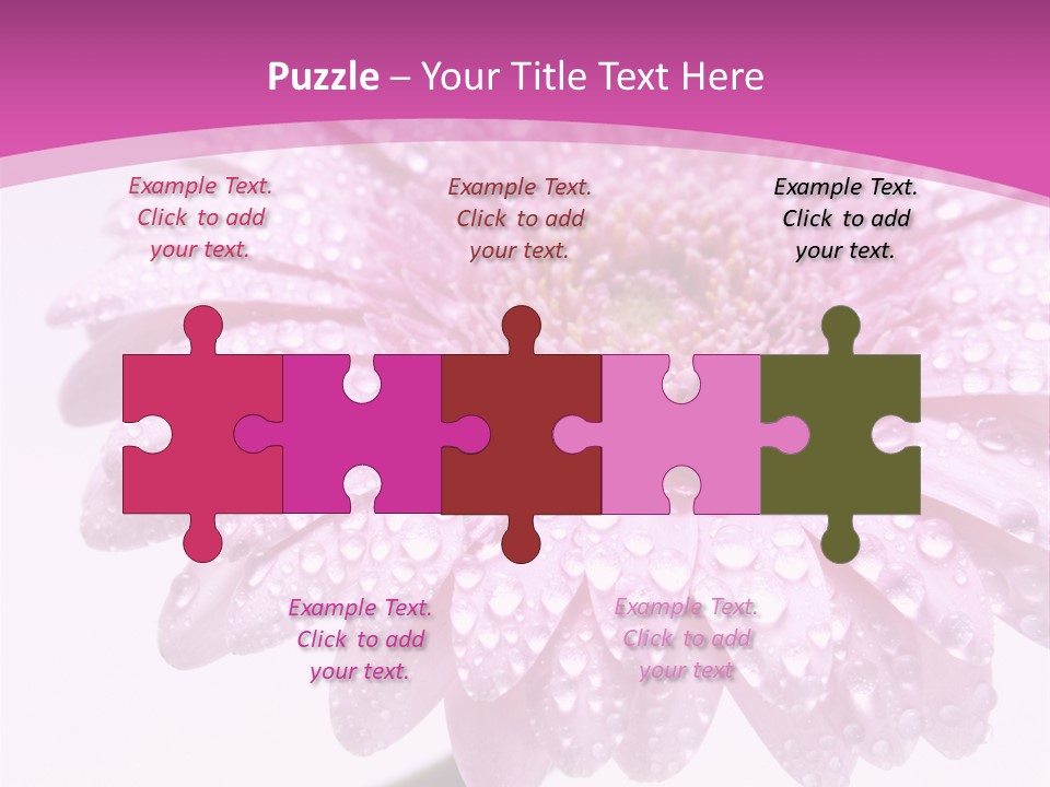 Wildflowers Bloom Seasonal PowerPoint Template