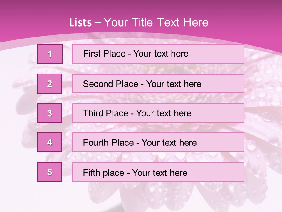 Wildflowers Bloom Seasonal PowerPoint Template