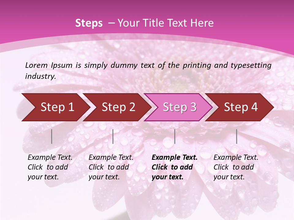 Wildflowers Bloom Seasonal PowerPoint Template